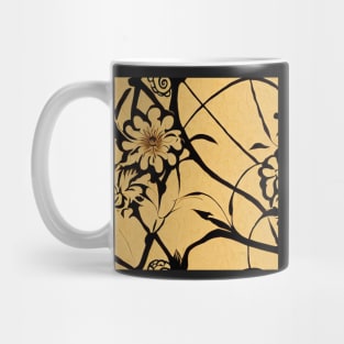 Rococo floral pattern, model 16 Mug